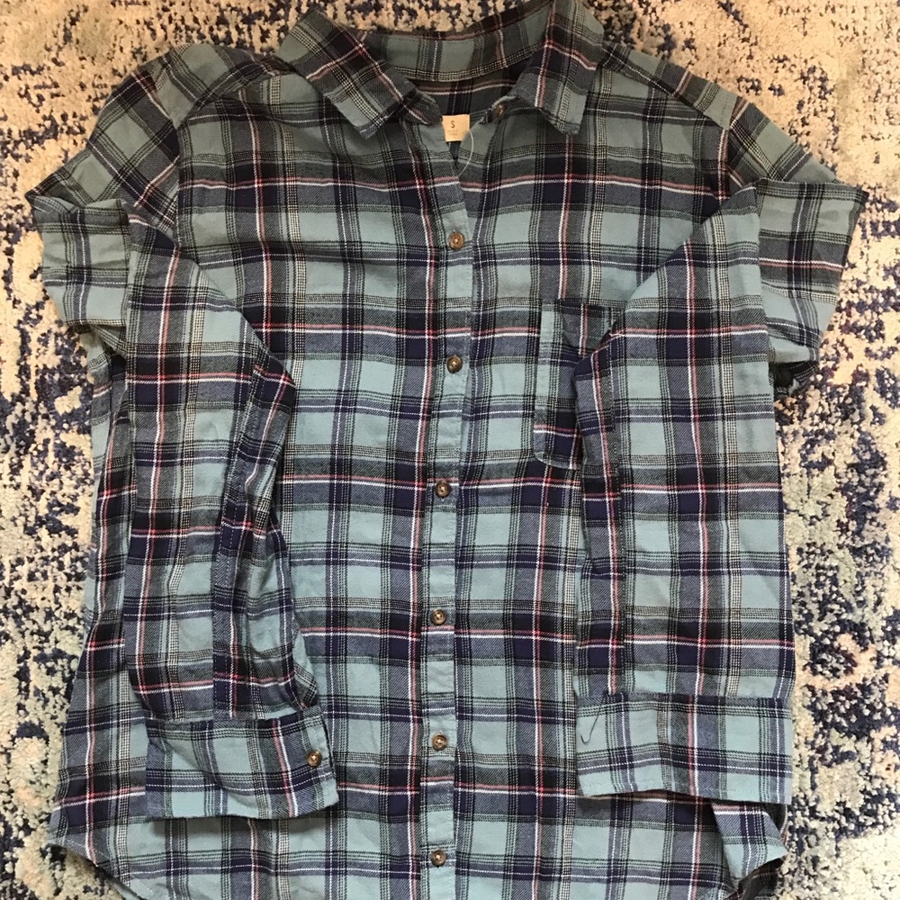 Hollister Plaid Flannel Buttonup Shirt